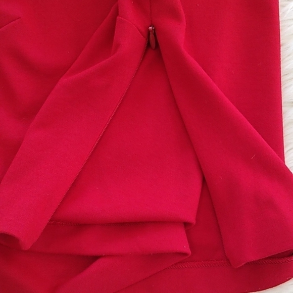 MINAN WONG Red Flutter Sleeve Crop Top - XS - Picture 10 of 13